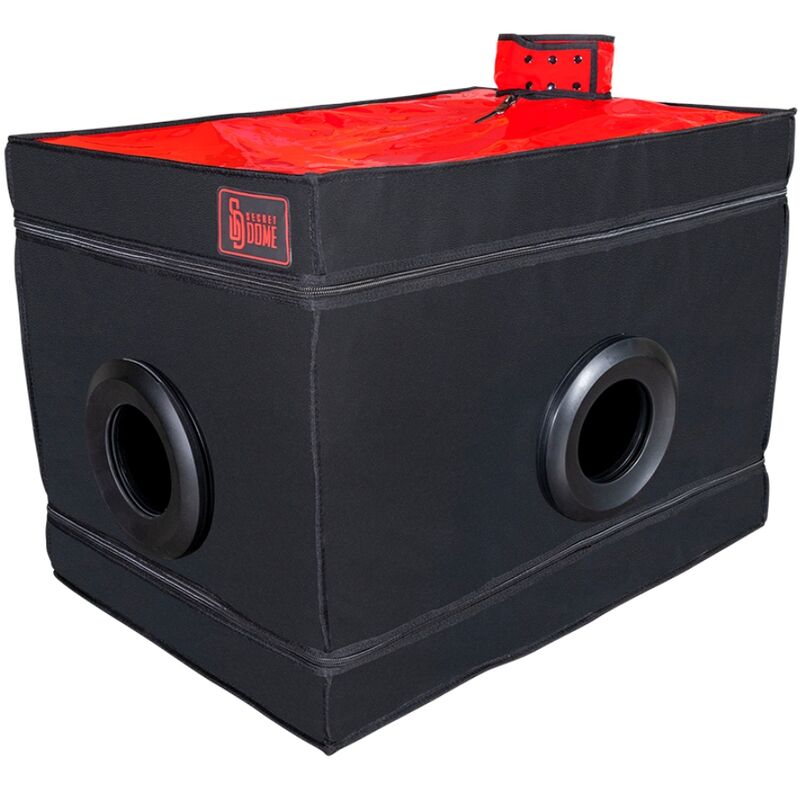 Secret Dome Cabin Wellness Intimo Premium - Nero e Rosso