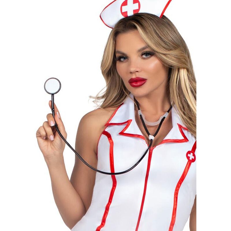 Leg Avenue - Costume Da Capo Infermiera Bianco S/M