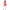LEG AVENUE - ABITO A POIS + FASCIA PER CAPELLI ROSSO/BIANCO S