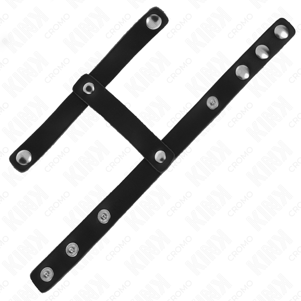 Kink - Anello Per Pene E Cinturino Divisore Per Peli Regolabile In Pelle