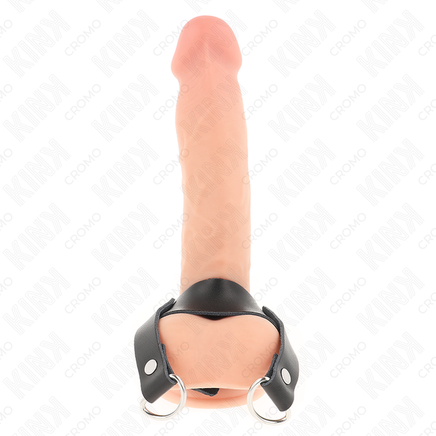 Kink - Anello Per Pene Con Anelli A Forma Di "D" 18,5 X 3,3 Cm