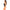 Leg Avenue - Body Con Fiocco E Volant Nero Taglia Unica
