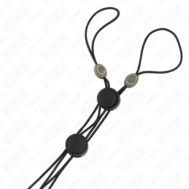 Kink - Morsetti Per Capezzoli Con Elastico Nero E Dettaglio Nero