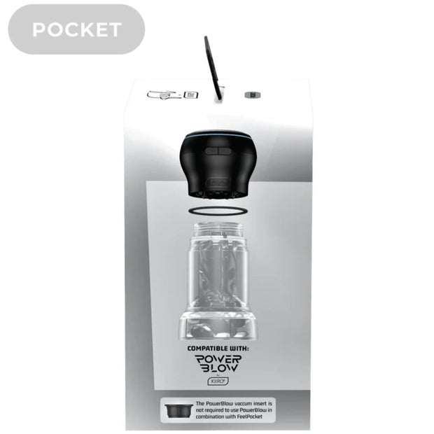 Kiiroo - Feel Pocket Stroker Crystal Di Kiiroo Trasparente