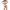 CHILIROSE - CR 4839 SET NATALE COPRI CAPEZZOLI + SLIP ROSSO S/M