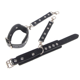 SUBBLIME - 953690 MANETTE CON CINTURA BONDAGE NERE TAGLIA UNICA
