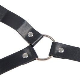 Subblime - 953720 Cinturini In Pelle Bondage Per Il Seno Nero Taglia Unica