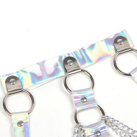 Subblime - 953737 Imbracatura Con Anelli E Catene Argento Taglia Unica
