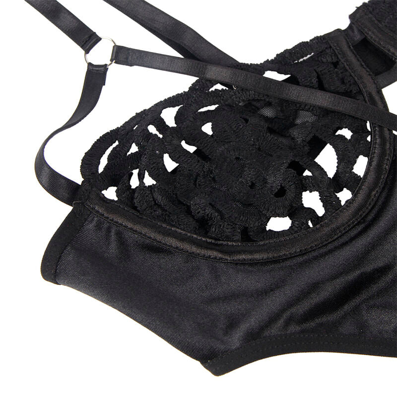 Subblime - 954055 Body Sexy In Pizzo Nero S/M