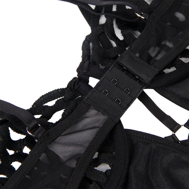 Subblime - 954055 Body Sexy In Pizzo Nero S/M