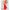 SUBBLIME - 954130 BABYDOLL CON DISEGNO FLOREALE ROSSO L/XL