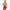 SUBBLIME - 954130 BABYDOLL CON DISEGNO FLOREALE ROSSO L/XL