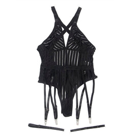 Subblime - 954154 Body Con Giarrettiera Nero L/Xl