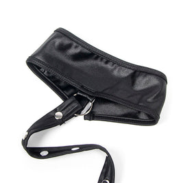 Subblime - 954406 Abito Bondage In Pelle Nero S/M