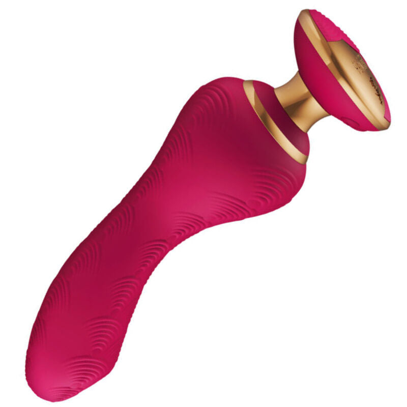 Shunga Sanya Massaggiatore Intimo in Silicone Fucsia Premium