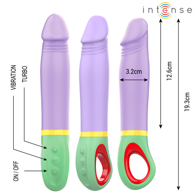 Intense Velma Classic Vibratore Punto G in Silicone Viola - immagine 2
