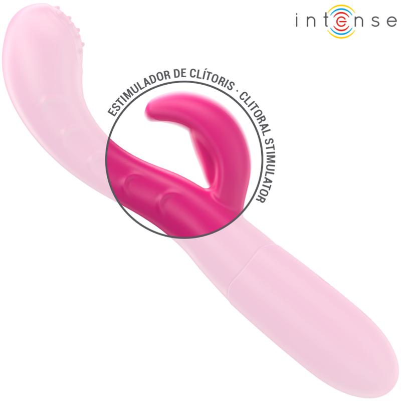 Intense - Vibratore Amara Con Lingua Stimolante 10 Vibrazioni Rosa