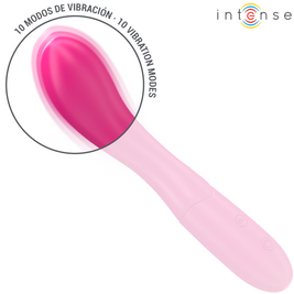 INTENSE - LISETTE VIBRATORE 19 CM FLESSIBILE 10 VIBRAZIONI ROSA
