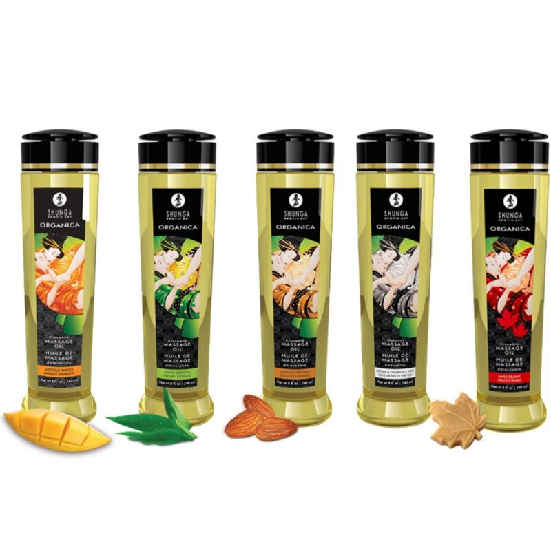 Shunga - Olio Da Massaggio Biologico Mango 240 Ml