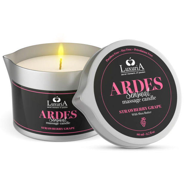 Intimateline Luxuria Candela da Massaggio all'Uva Premium