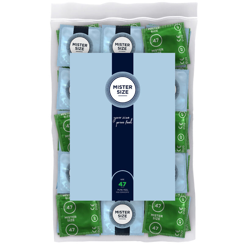 Mister Size Preservativi Taglia XS 47mm - Confezione 100 Pezzi