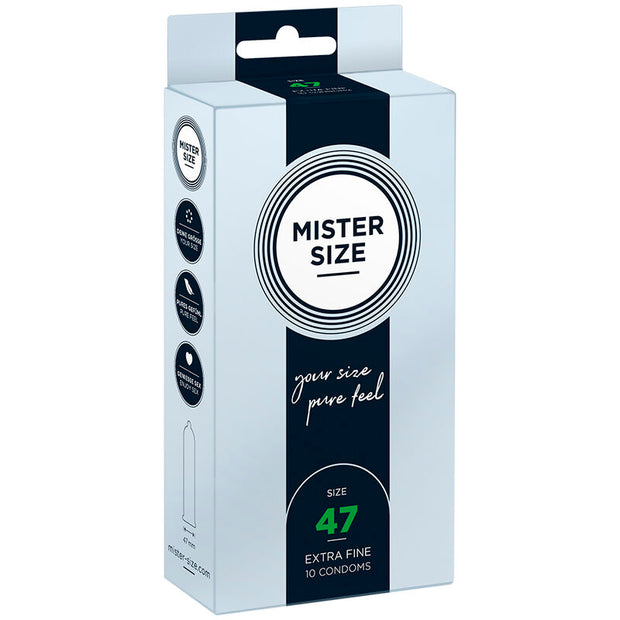 Mister Size Preservativi Taglia XS 47mm Confezione da 10