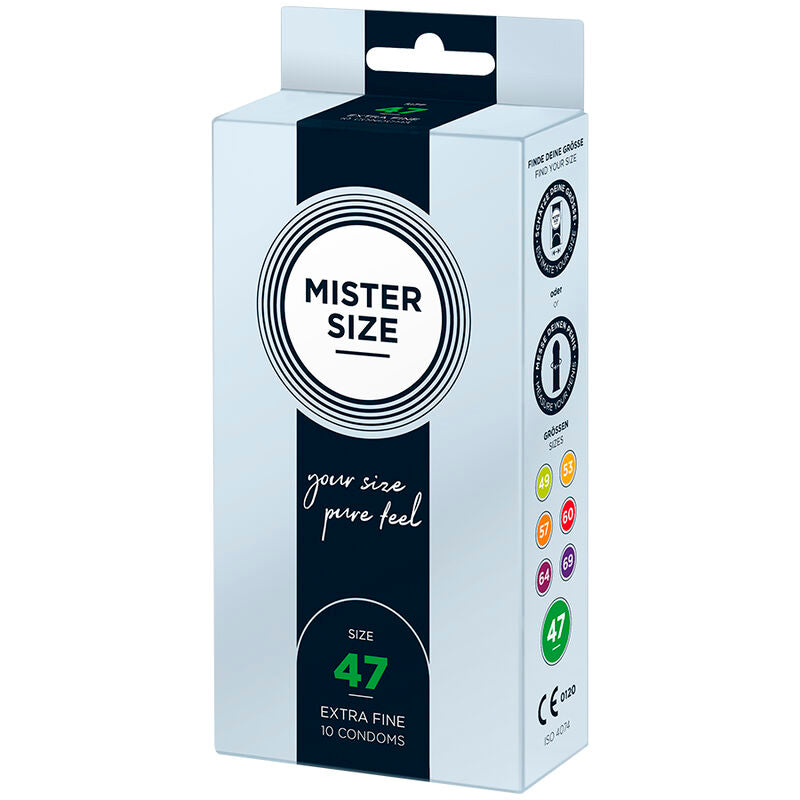 Mister Size - Preservativi Taglia Xs 47 Mm (10 Unità)