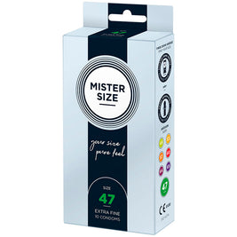 Mister Size - Preservativi Taglia Xs 47 Mm (10 Unità)