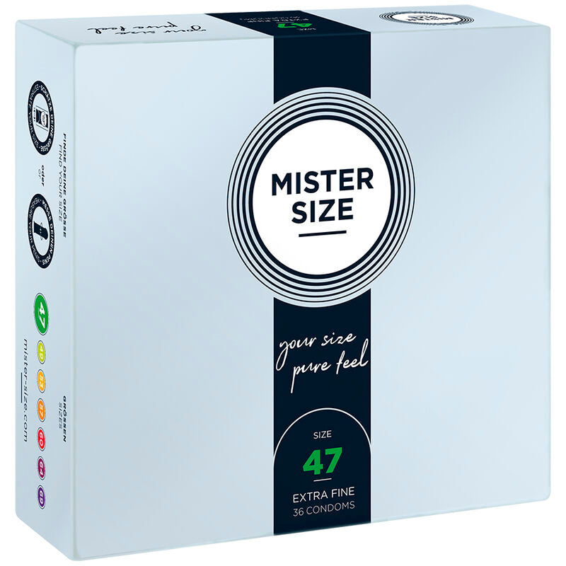 Mister Size Preservativi XS 47mm Confezione da 36 Unità