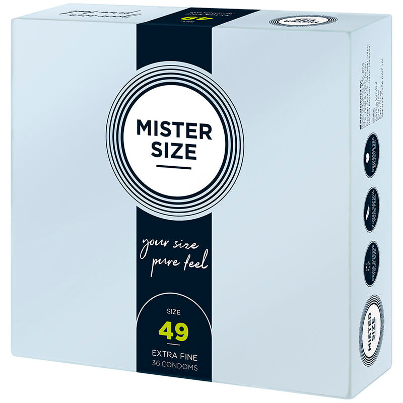 Mister Size Preservativi Taglia S 49mm - Confezione da 36 Unità - immagine 2