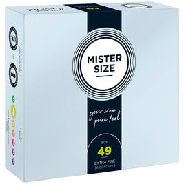Mister Size Preservativi Taglia S 49mm - Confezione da 36 Unità