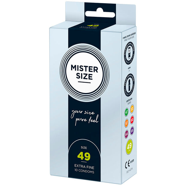 Mister Size - Preservativo Taglia S 49 Mm (10 Unità)