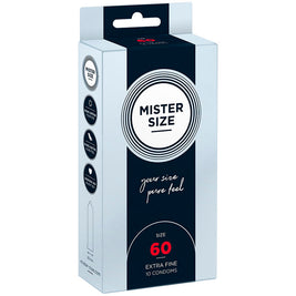 Mister Size Preservativi Taglia XL 60mm Confezione da 10