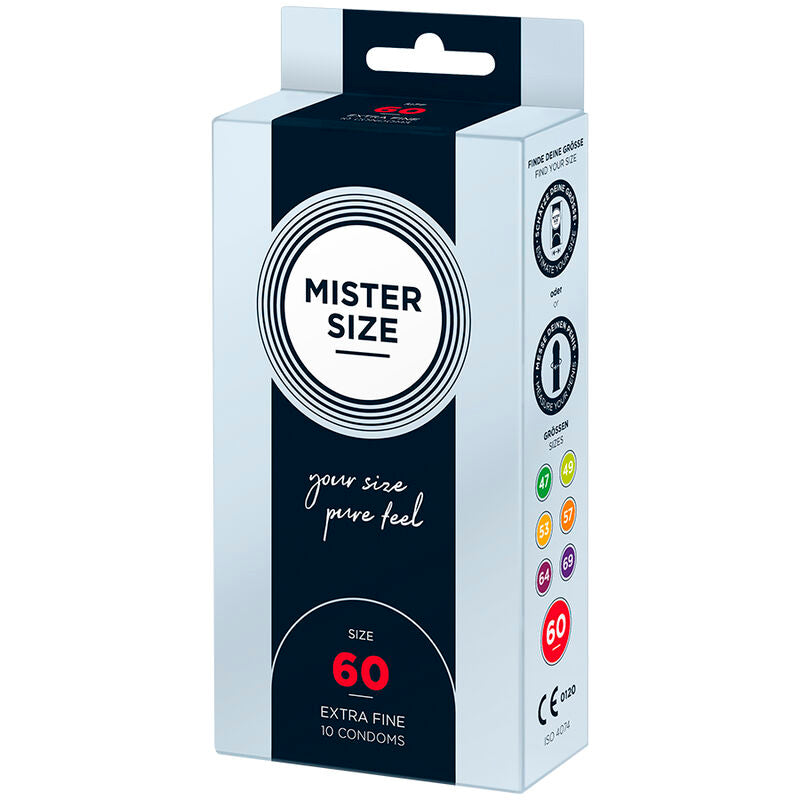 Mister Size Preservativi Taglia XL 60mm Confezione da 10 - immagine 2