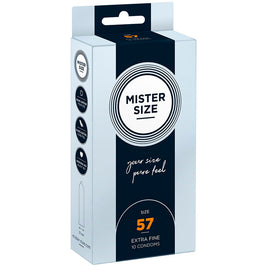 Mister Size Preservativi Taglia 57mm Premium Comfort (10 Unità)