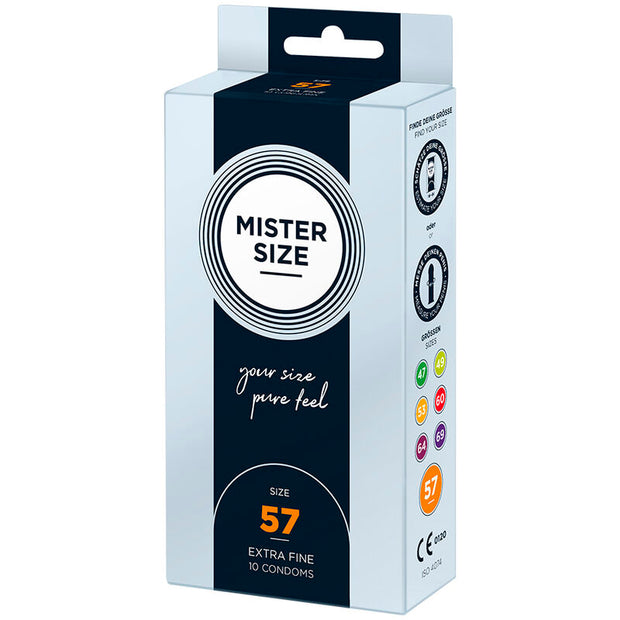 Mister Size - Preservativo Taglia L 57 Mm (10 Unità)