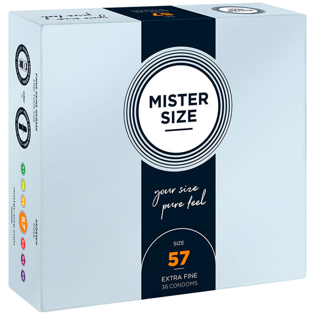 Mister Size Preservativi Taglia L 57mm Confezione da 36 Unità