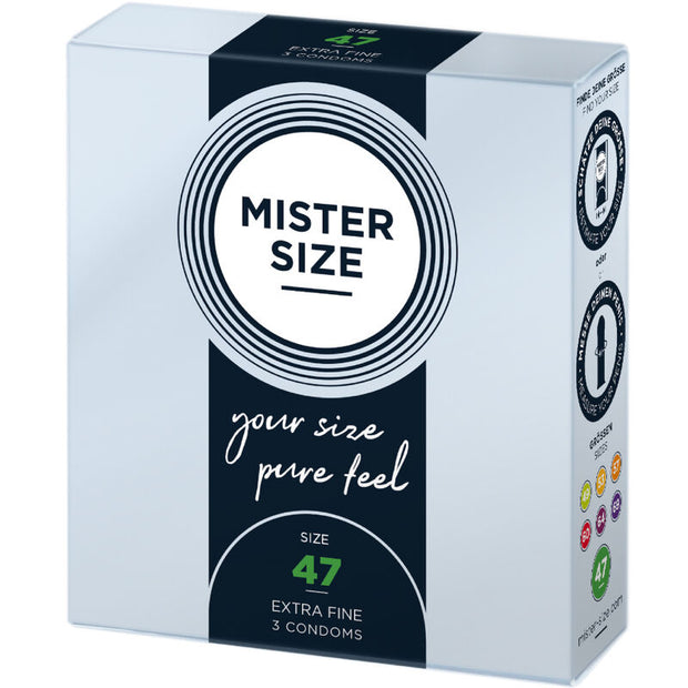Mister Size - Preservativi Taglia Xs 47 Mm (3 Unità)
