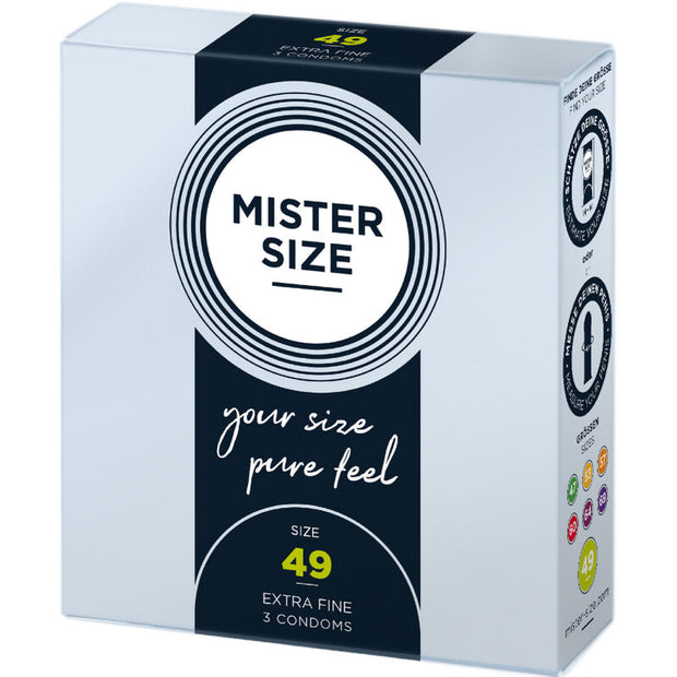 Mister Size Preservativo Taglia S 49mm Confezione da 3 Pezzi - immagine 2