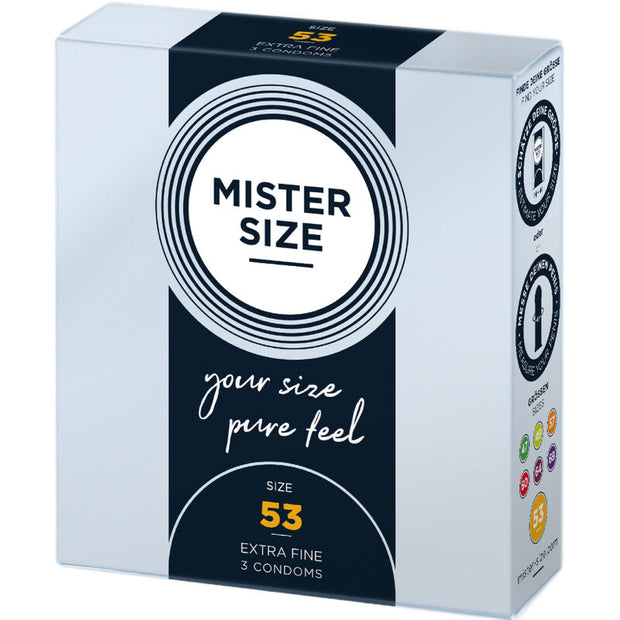Mister Size - Preservativo Taglia M 53 Mm (3 Unità)