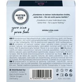 Mister Size - Preservativi Taglia Xxl 64 Mm (3 Unità)