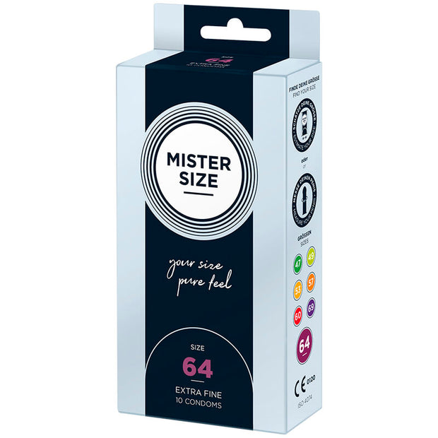 Mister Size Preservativi XXL 64mm - Confezione da 10 Pezzi - immagine 2