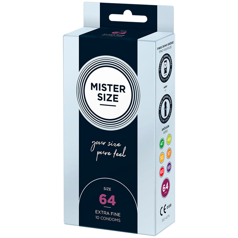 Mister Size - Preservativi Taglia Xxl 64 Mm (10 Unità)