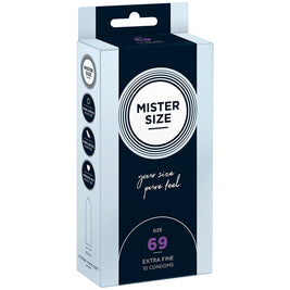 Mister Size Preservativi XXXL 69mm Confezione da 10 Unità