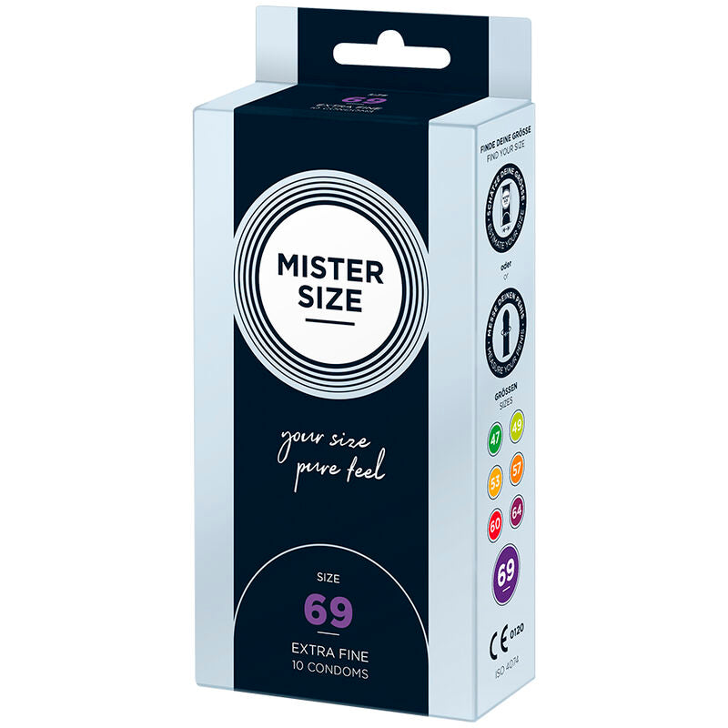 Mister Size - Preservativi Taglia Xxxl 69 Mm (10 Unità)