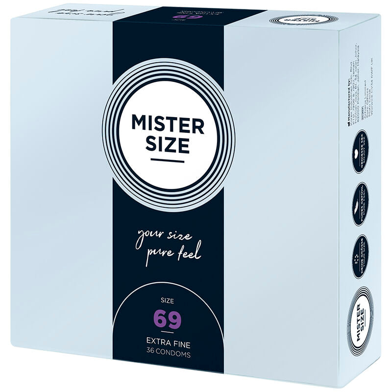 Mister Size Preservativi XXXL 69mm Confezione da 36 Unità Premium - immagine 2