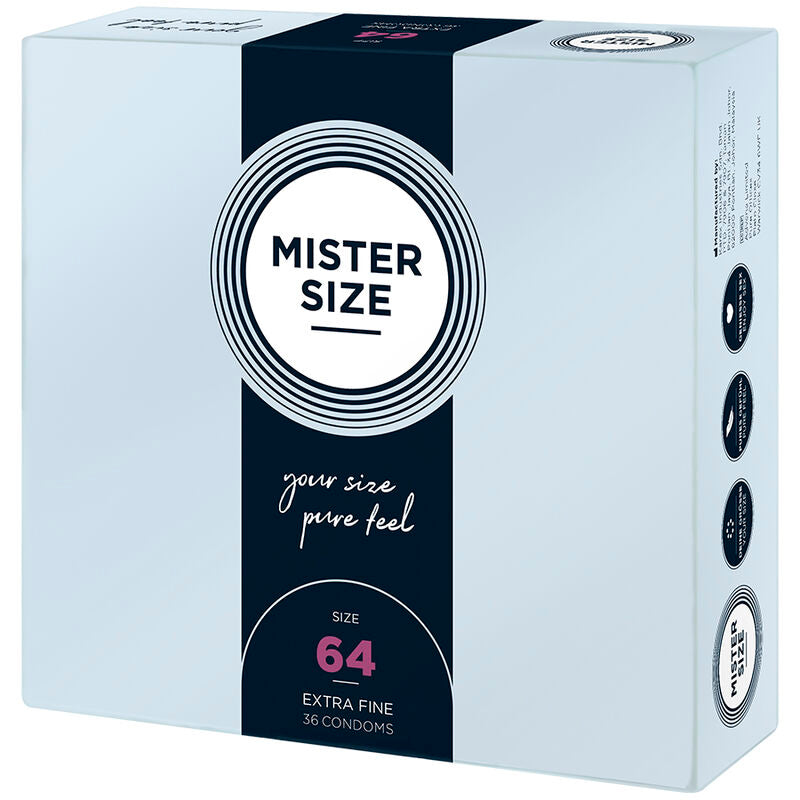 Mister Size Preservativi Taglia XXL 64mm Confezione da 36 - immagine 2