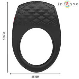 INTENSE - CLOVER VIBRATORE ANELLO PER PENE 10 VIBRAZIONI NERO