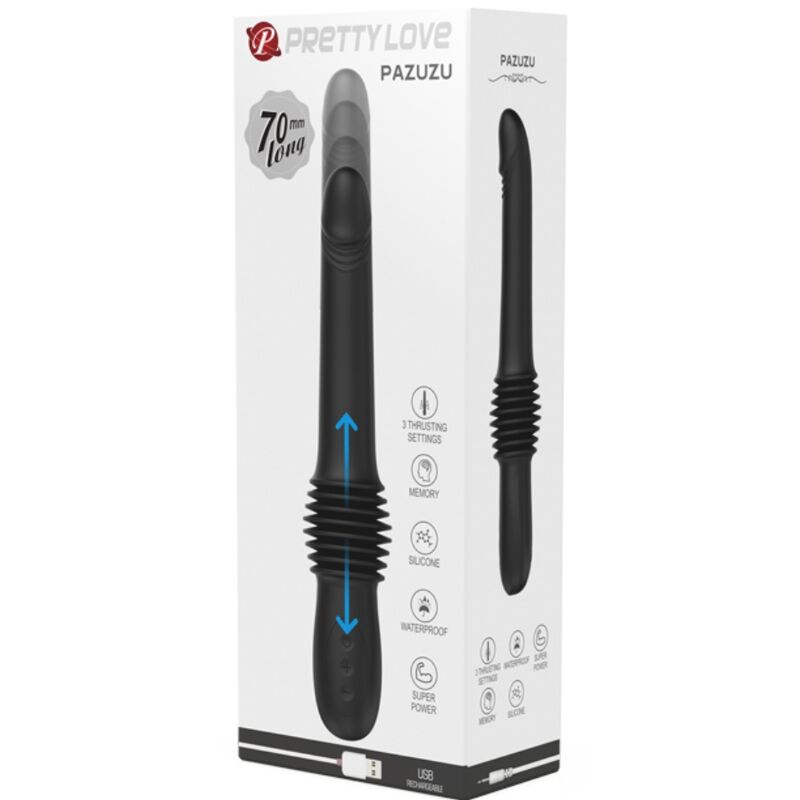 Fun Toys Pazuzu Vibratore Hi-Tech 3 Modalità di Spinta - immagine 8