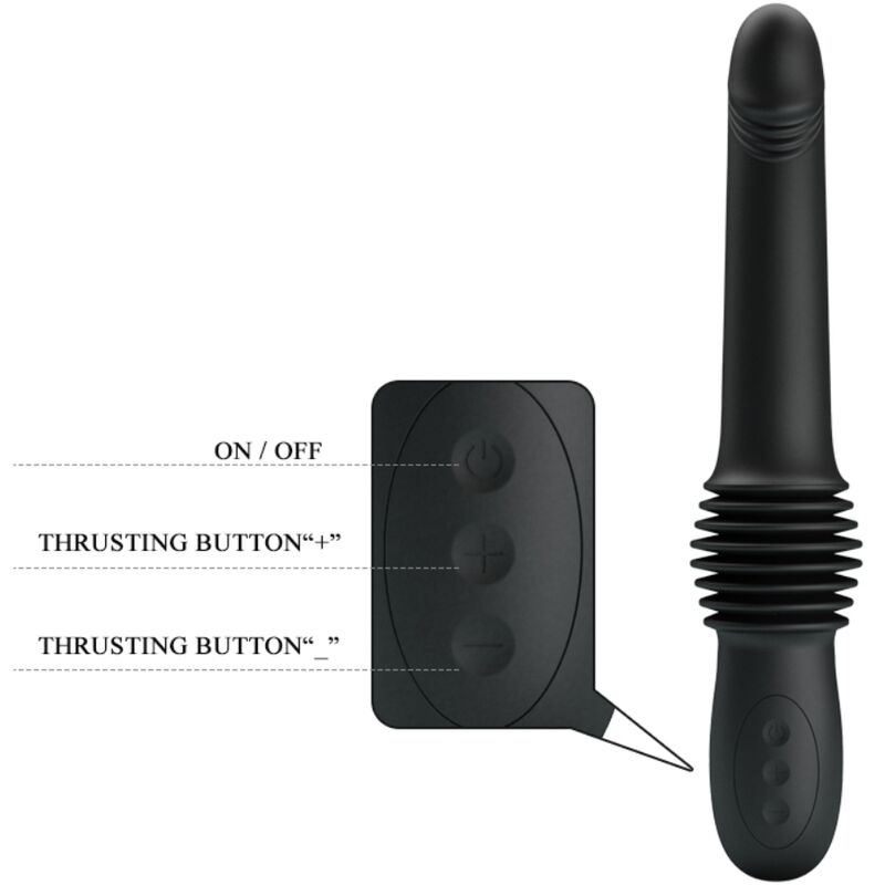 Fun Toys Pazuzu Vibratore Hi-Tech 3 Modalità di Spinta - immagine 5